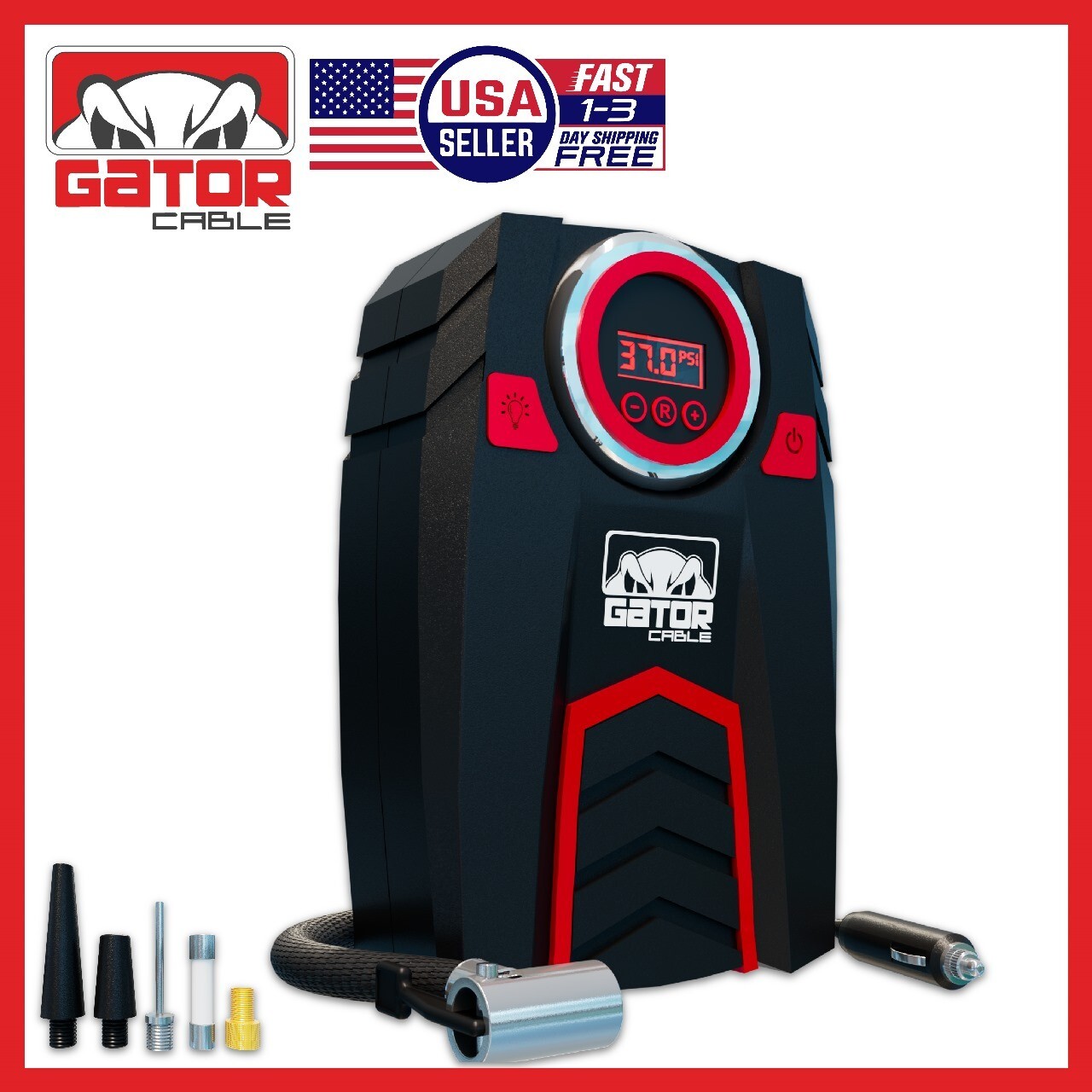 Car Tire Air Pump Inflator Compressor Digital Electric Auto Portable 150PSI 12V