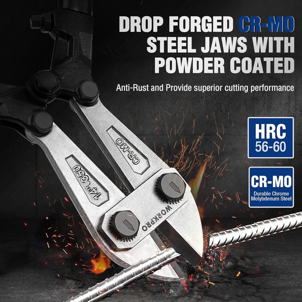 Lightweight Bolt Cutter with Ergonomic Design for Optimal Cutting Performance