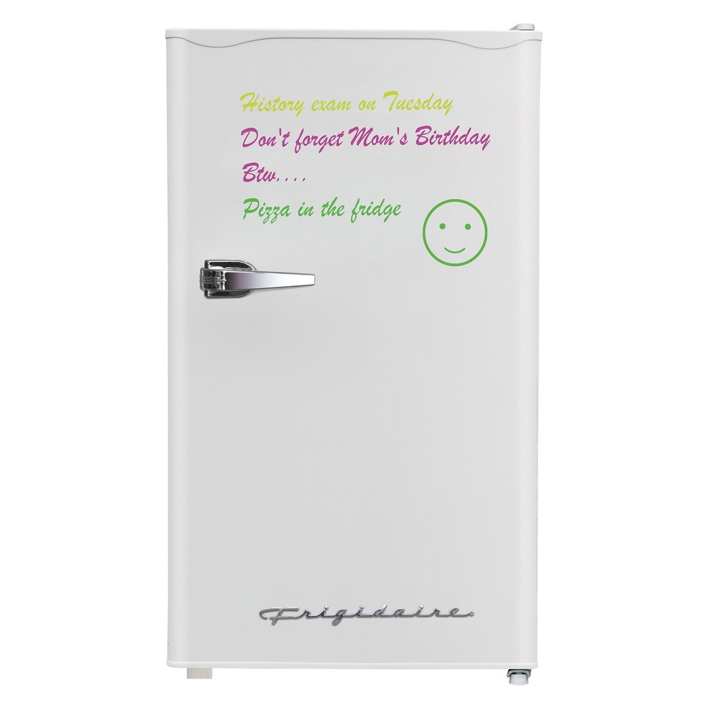 3.2 Cu Ft 65W Eraser-Board Door Compact Fridge