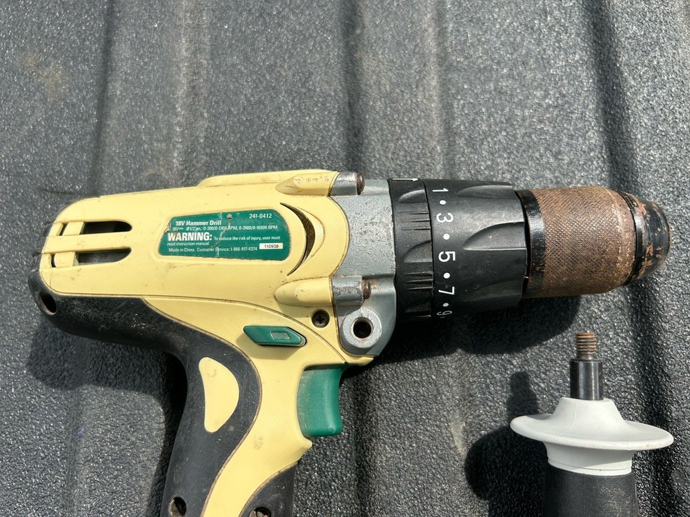 Masterforce 18v Hammer Drill 241-0412 With Handle
