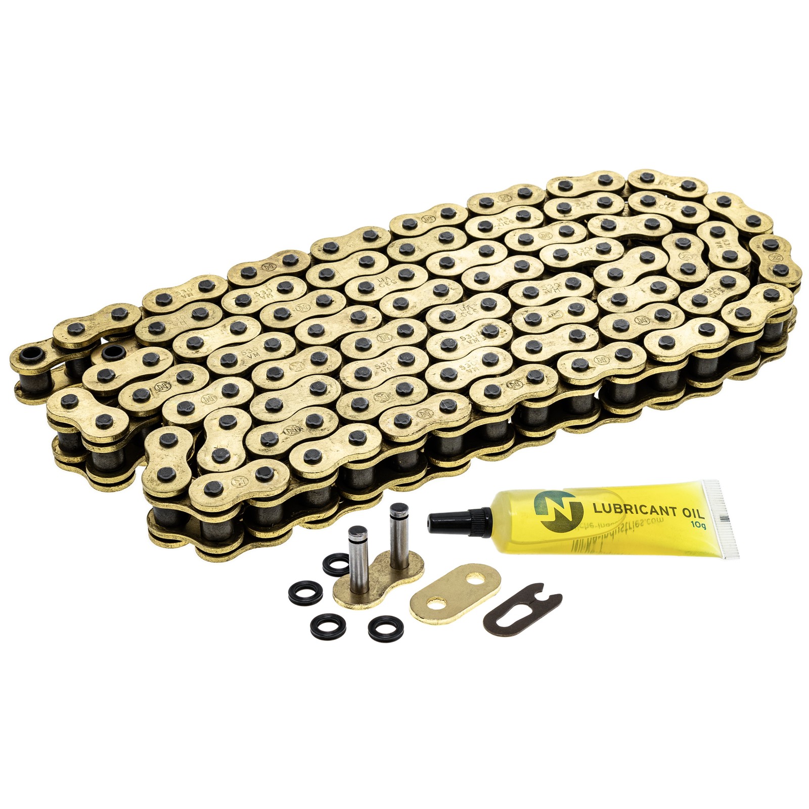 NICHE Gold 530 X-Ring Chain 120 Links With Connecting Master Link Motorcycle
