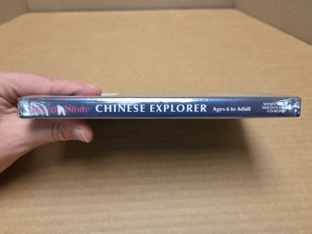 Rosetta Stone Chineese (Mandarin) Explorer (CDRom) Win XP NEW SEALED