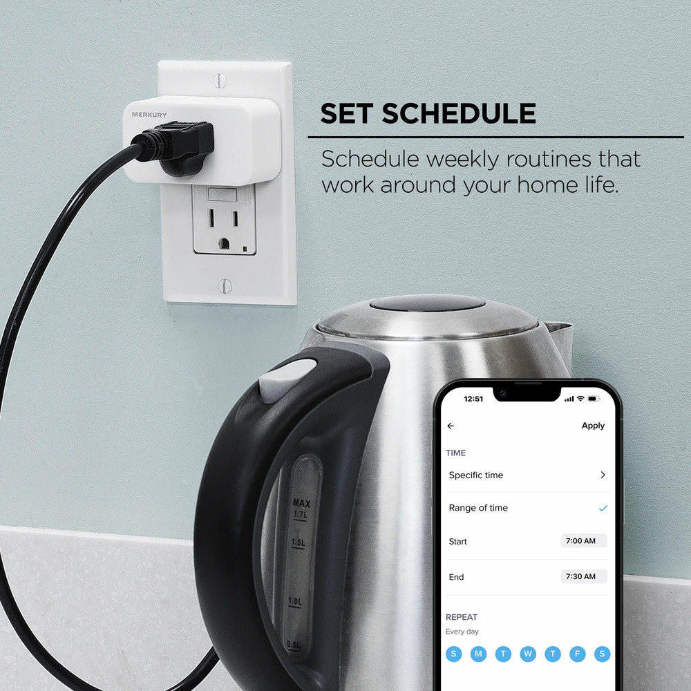 Wi-Fi Plug 3-Pack - Works with Alexa & Google Assistant