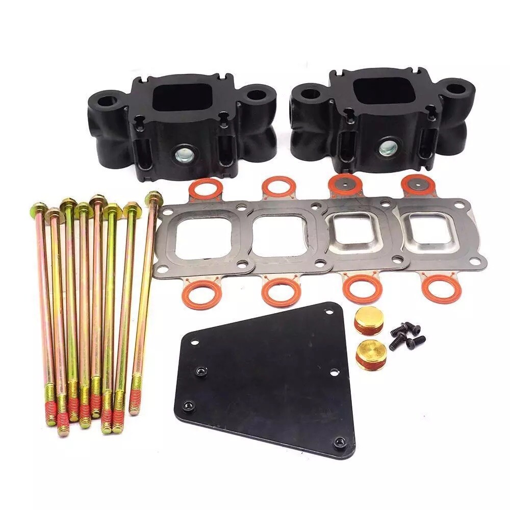 Mercruiser V6 V8 Dry Joint Exhaust Riser Spacer kit 3" 3 inch Replaces 864929A1