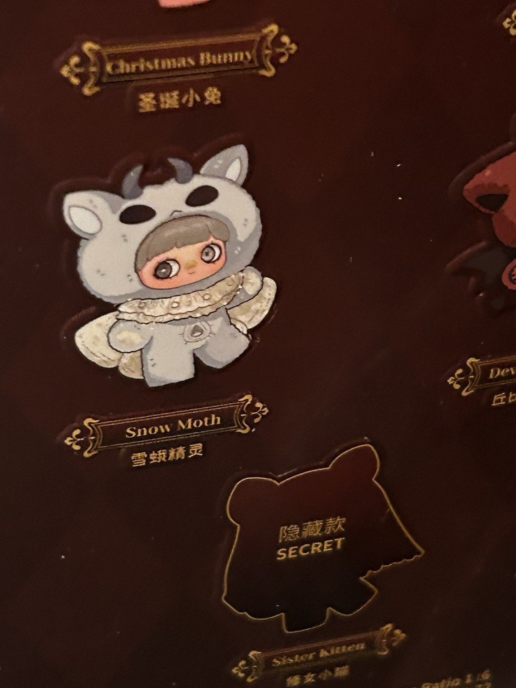 MayMei Winter Weirdness Snow Moth New