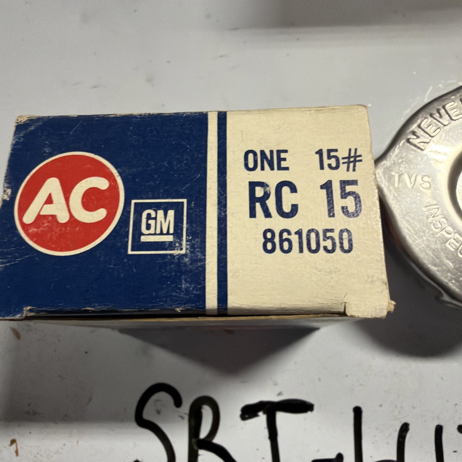Genuine AC Delco GM Radiator Pressure Cap 861050, RC15, RC-15, Vintae NOS