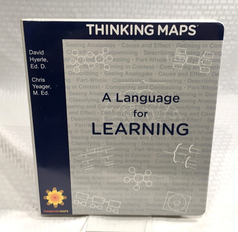 A LANGUAGE FOR LEARNING / THINKING MAPS / 3 RING BINDER / INCLUDES 8 POSTERS