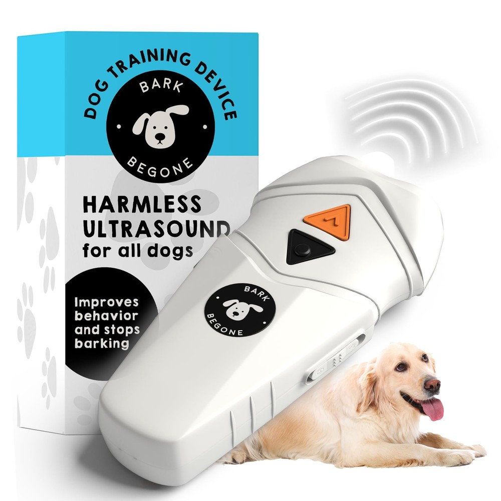 Bark Begone Ultrasonic Dog Bark Deterrent & Behavior Corrector  Stop Barking,...