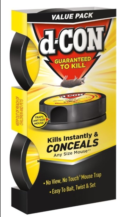 Mouse Trap Covered No Touch No View Pest Control Modern Safe Easy