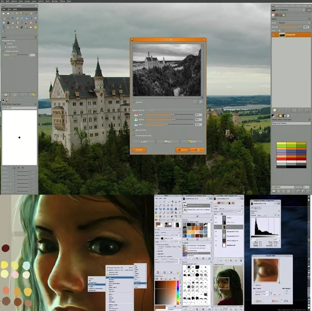 Professional Photo Video Editing Software USB – Image Editor for PC.