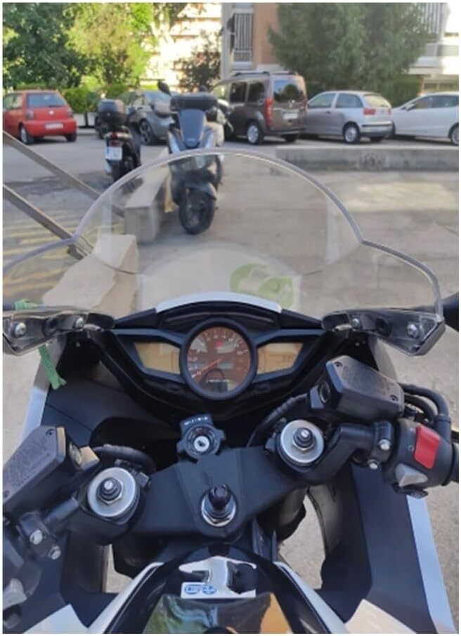 Clear Double Bubble Windscreen Windshield For 2010-2013 Honda VFR1200F