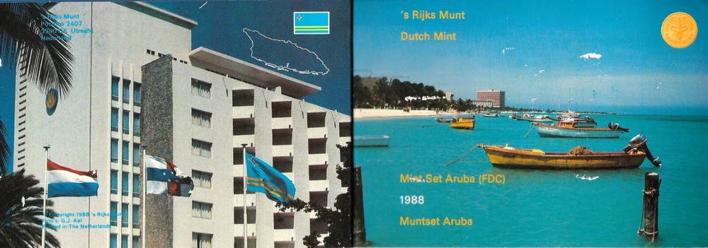 Coin Set Aruba Mint Set 1988 KMMS3