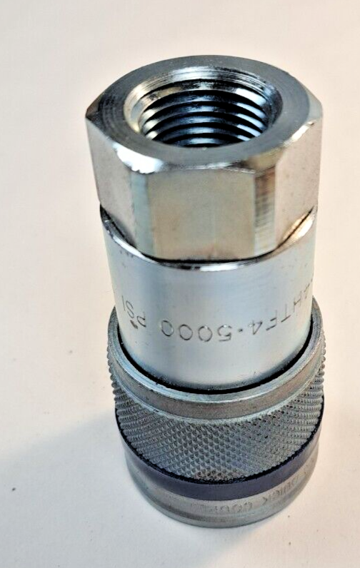 DIXON 4HTF4-5000PSI FEMALE QUICK THREADED COUPLER 1/2"