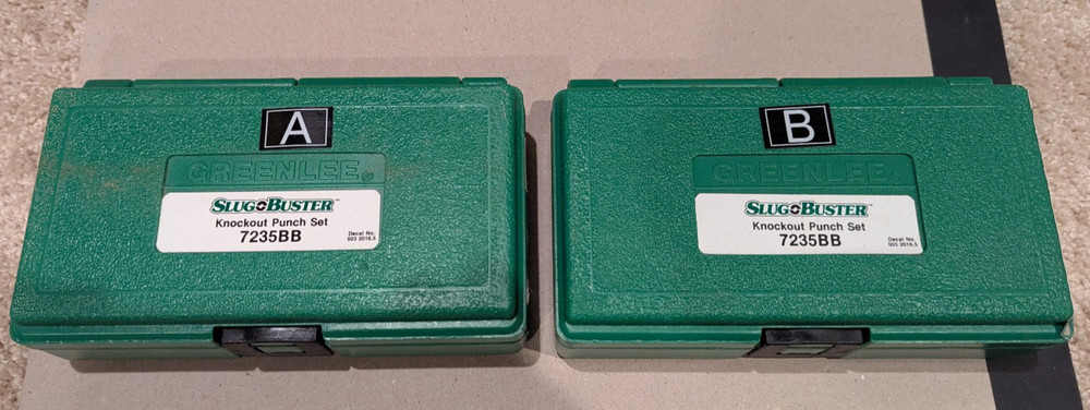 Greenlee 7235BB Slug Buster Punch Set
