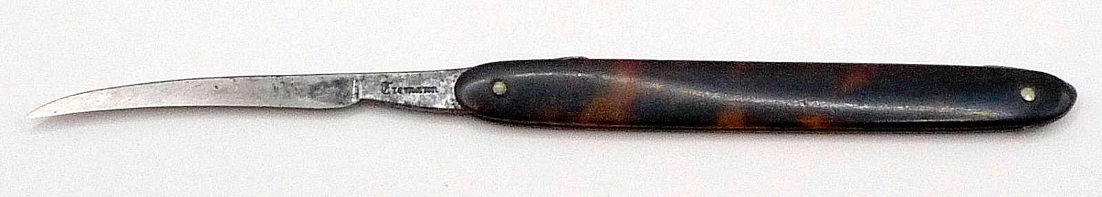 Civil War Era Tiemann Medic Surgical Scalpel Razor Tortoiseshell Handle