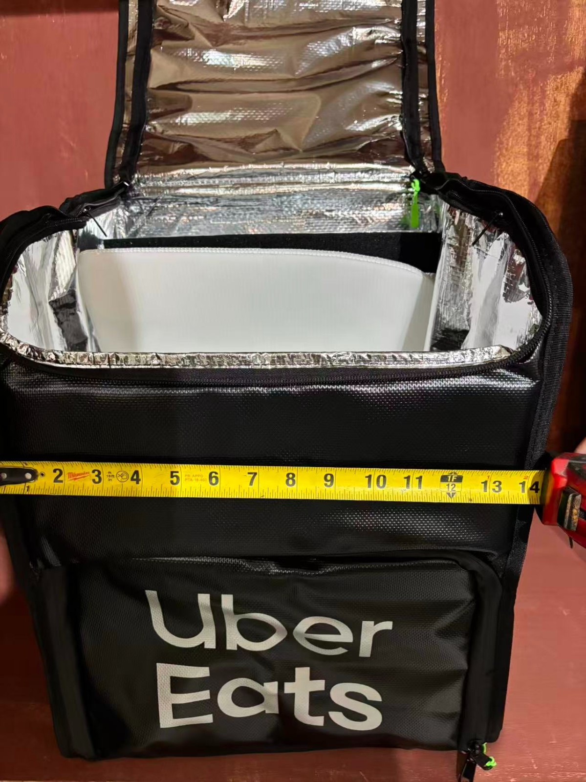 Uber Eats Double-Shoulder Takeaway Bag–PVC Waterproof Thermal Insulation Deliv
