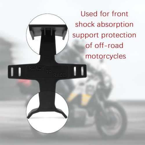 Motorcycle Suspension Fork Support Guard Transportation Protector, Black
