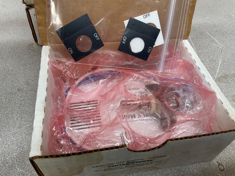 NEW KB ELECTRONICS 9486 KBRC ON / OFF Switch