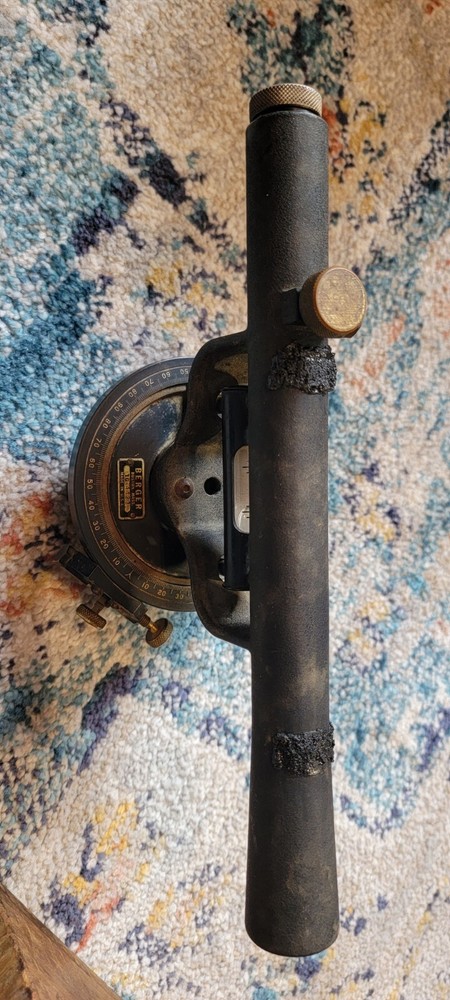 Vintage Berger Dumpy Level Erecting Telescope Transit Box Paperwork