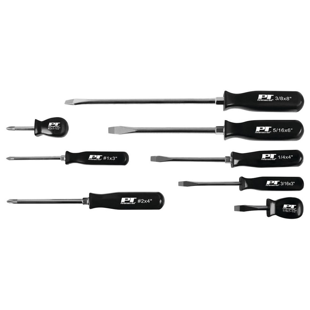 Performance Tool W901s 8 Piece Pro Screwdriver Set