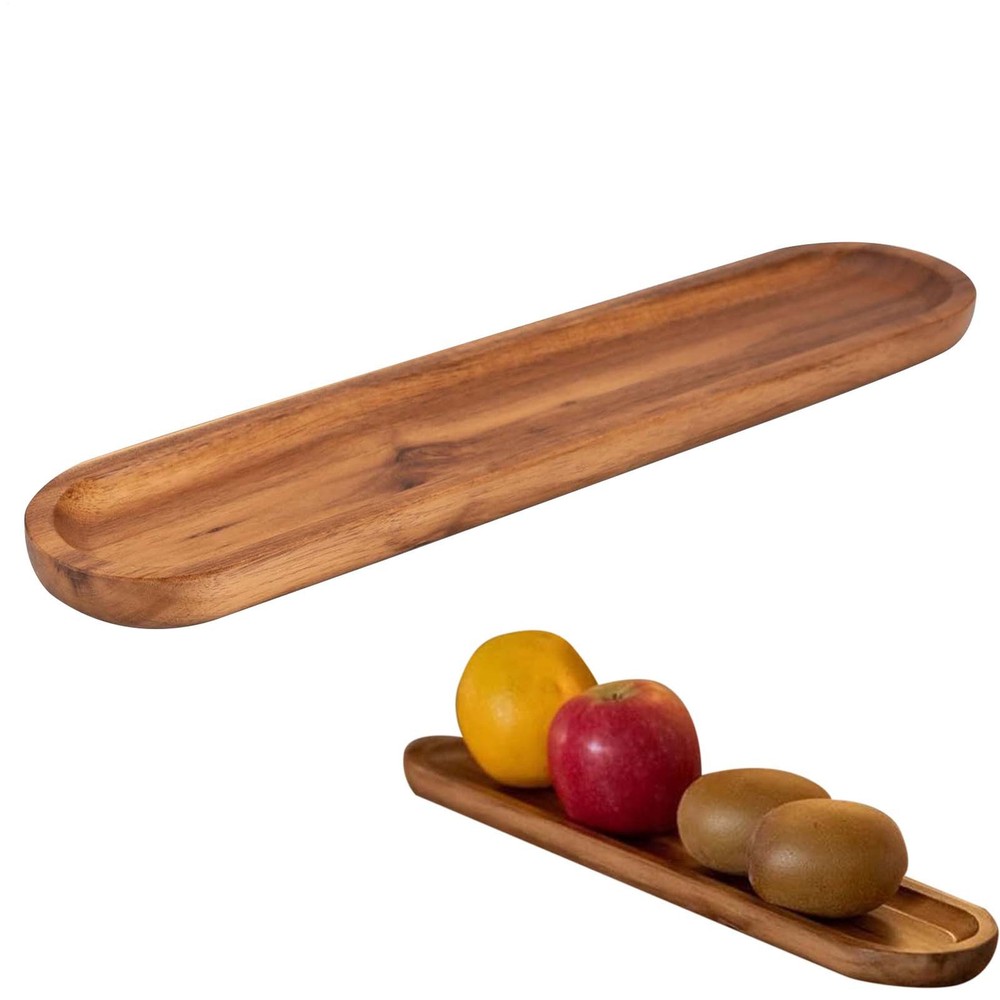 Wood Serving Tray Multi-Functional Decorative Food Serving Wood Tray outgoing