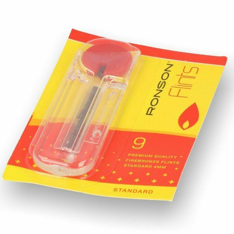 Ronson Lighter Flints Full Box 9 Per Pack 216 Flints Standard Size