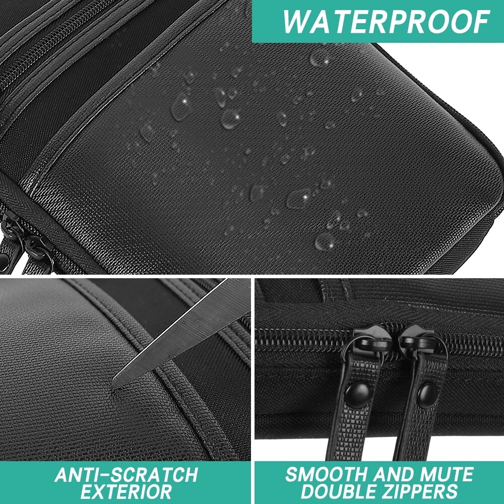 Concealed Carry Gun Pouch Pistol Holster Pack Waist Pocket Bag Belt Loops Black