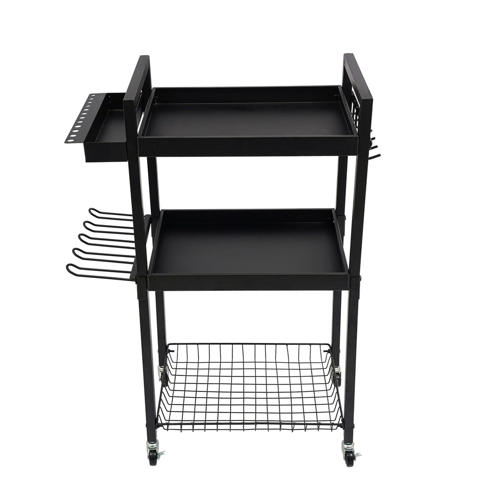 Power Tool Storage Cart Moveable, Tool Holder W/ Wheels For Tool Storage