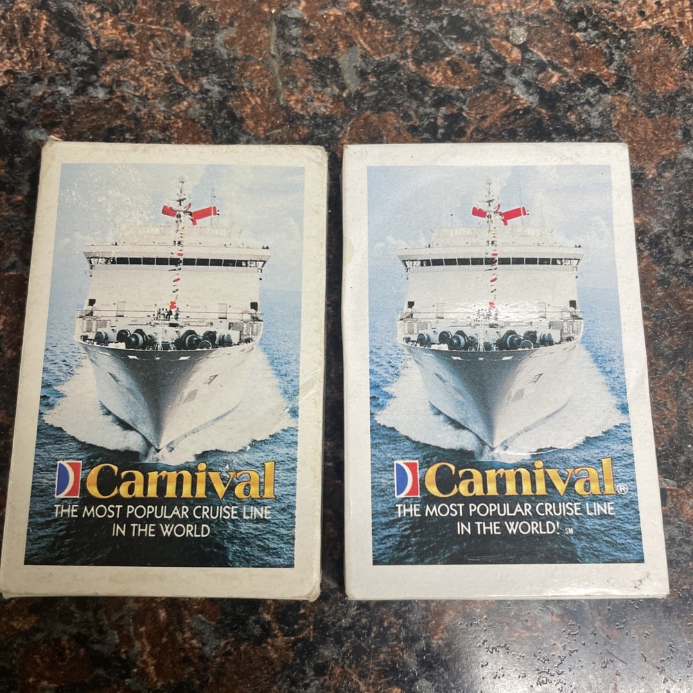 Playing Cards Airliner Cruse Ship