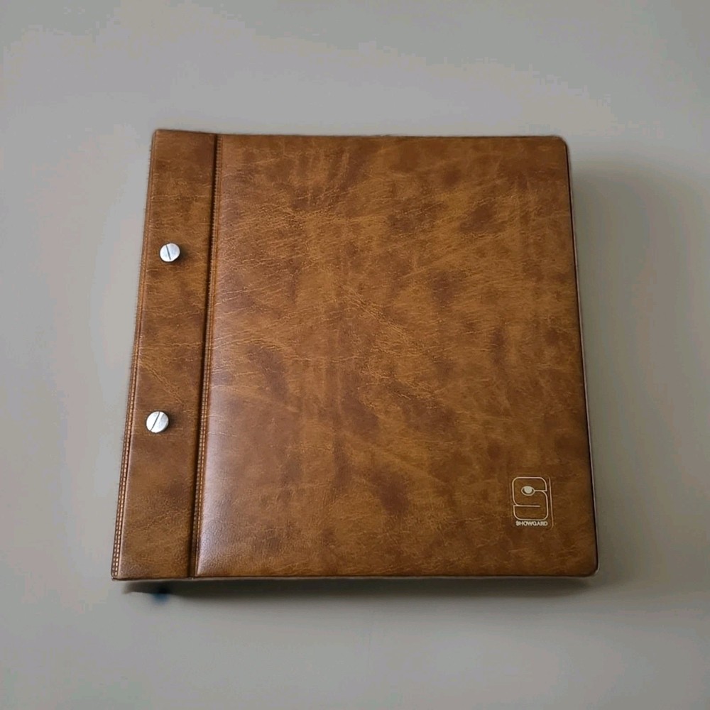 📬 Showgard 894 FDC Album – Brown Binder for 104 First Day Covers