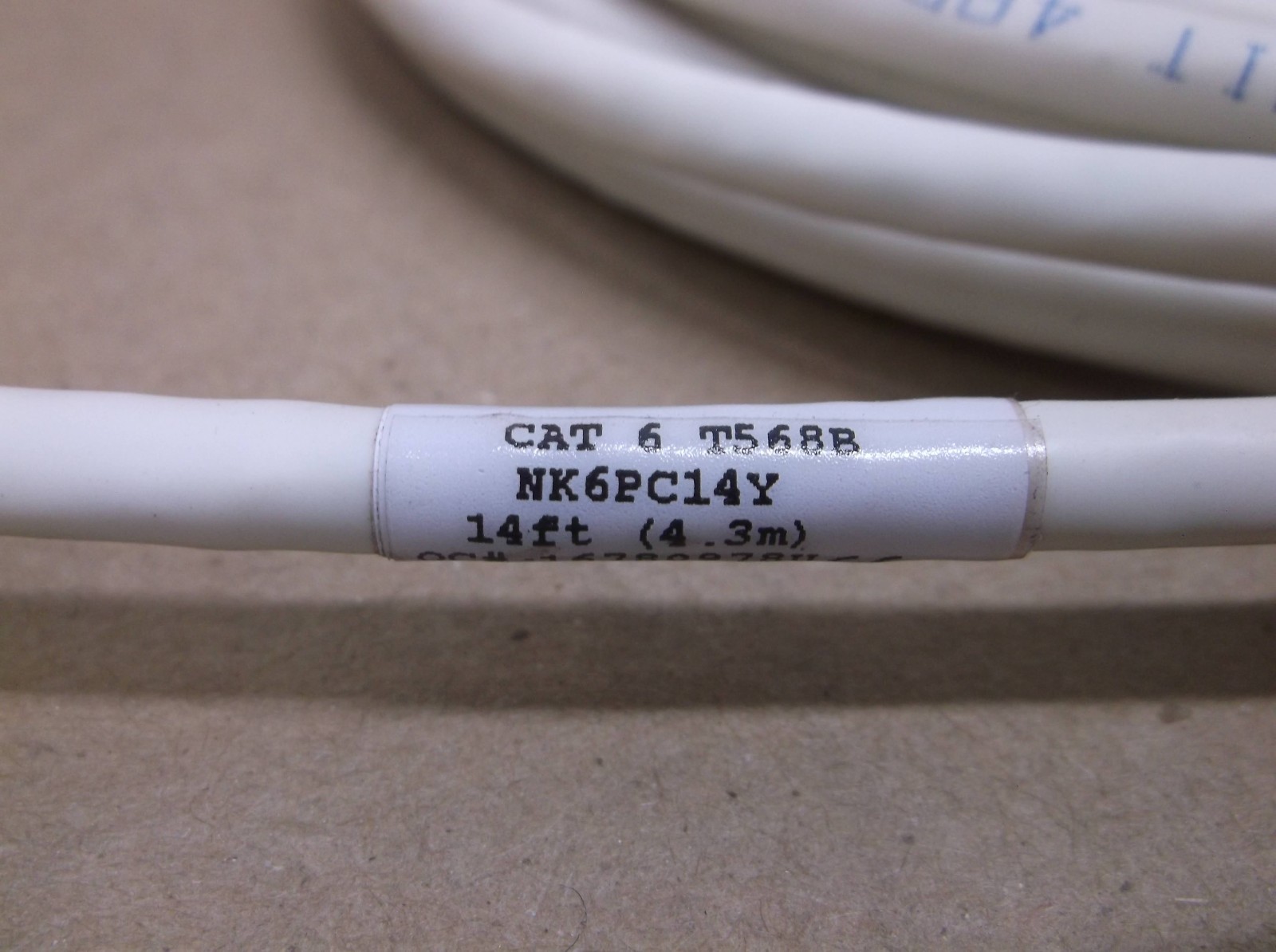 NK6PC14Y Panduit NEW Category 6 Patch Cord Cable, Tangle Free Latch 14' Length