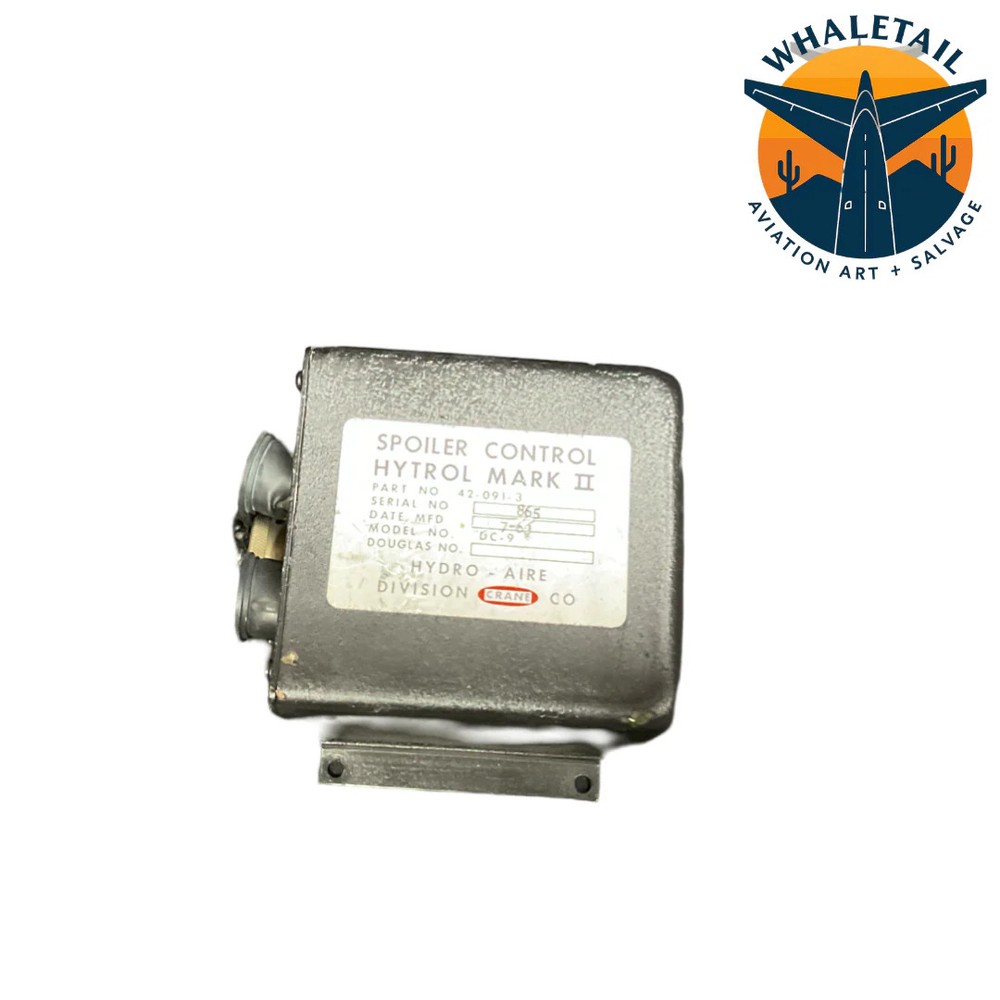 DC-9 Spoiler Control HYTROL MARK II