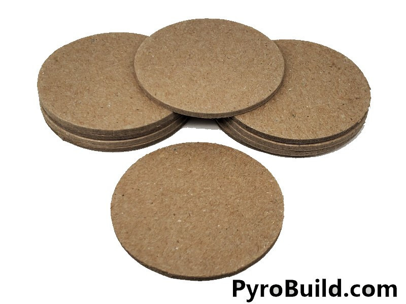 10pc 2" Fireworks Paper Disc Plugs Caps For Tubes and Crafts Pyro