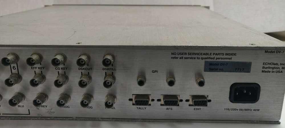 EchoLab DV-7 Professional Video Editor Switcher