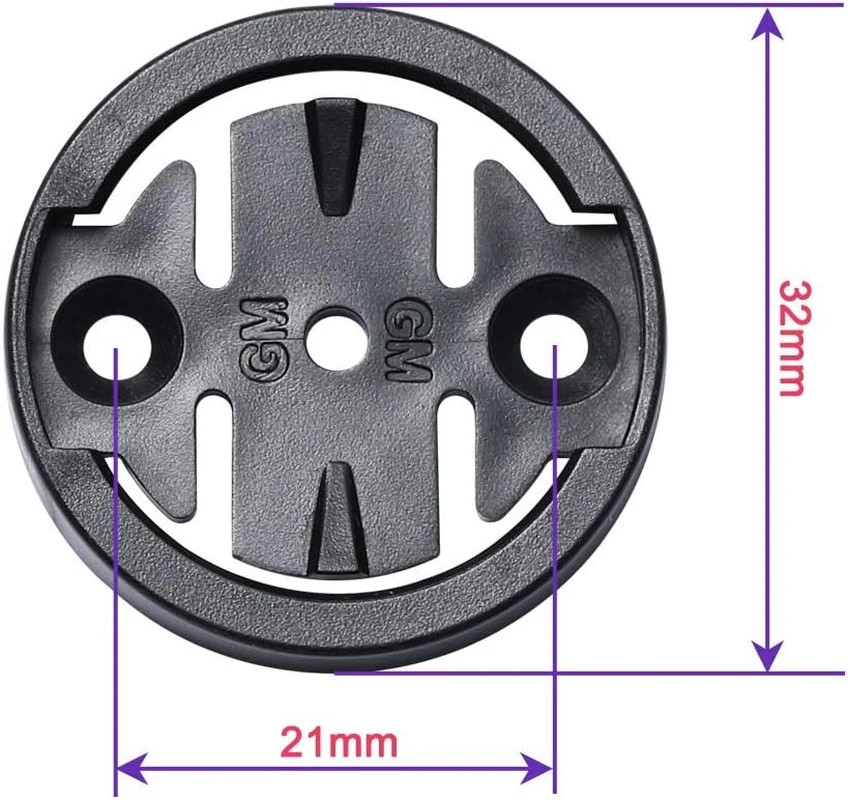 Bicycle Computer Mount Co-Polymer Insert Adapter Replacement for Out Front Bike