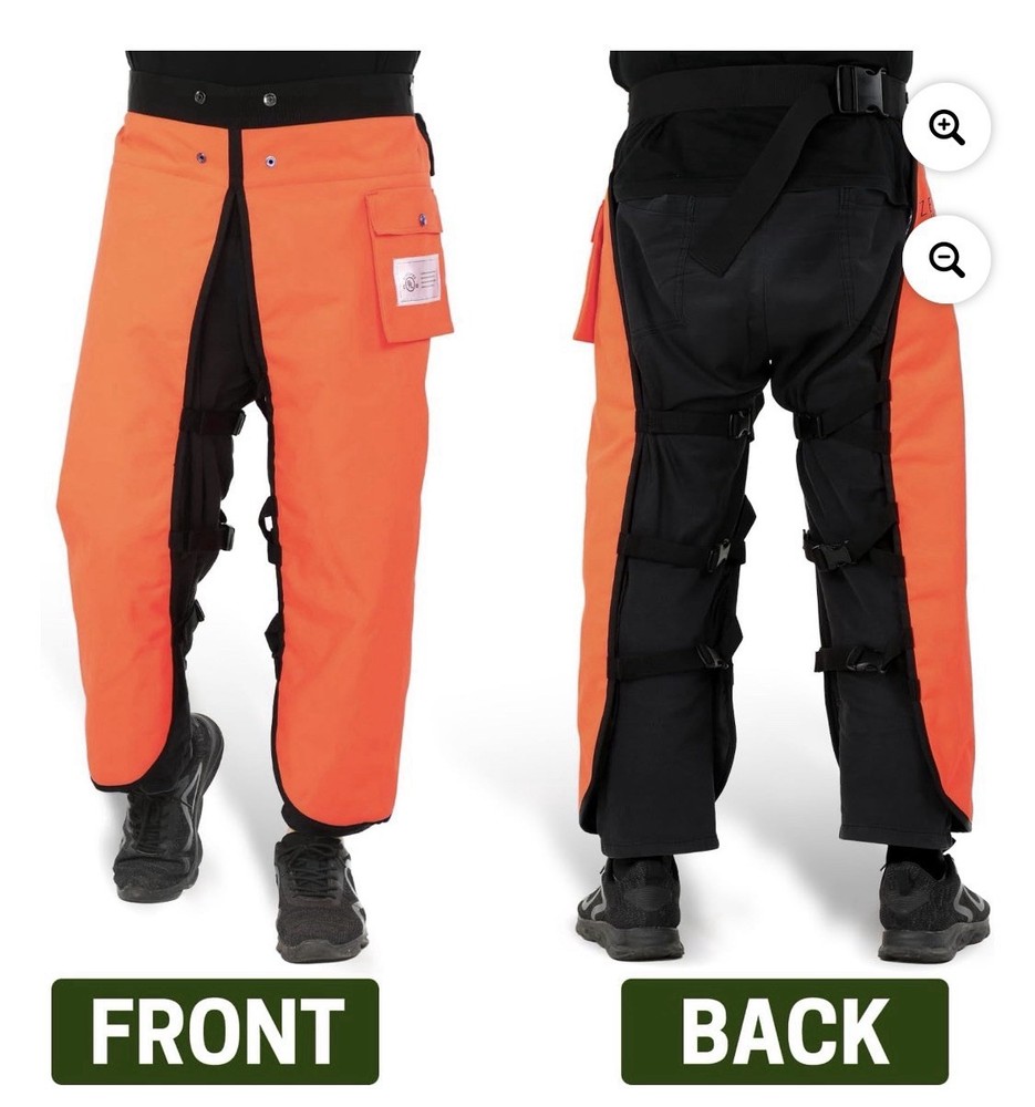 Chainsaw Chaps 36 Inch Safety Apron 8 Layer Logger Protective Zelarman