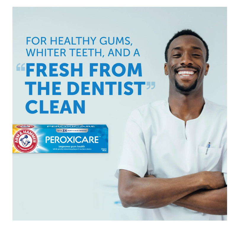 Arm & Hammer PeroxiCare Tartar Control Fluoride Toothpaste Mint ( 2 PACK )