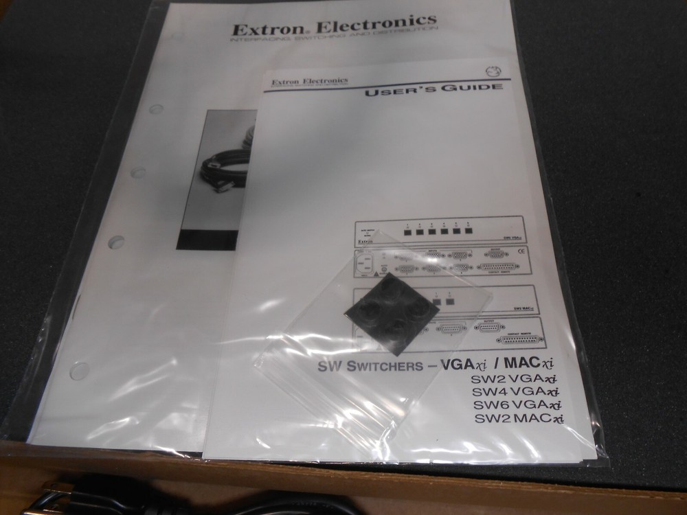 EXTRON SW2 VGAxi AUDIO/VIDEO SWITCHER