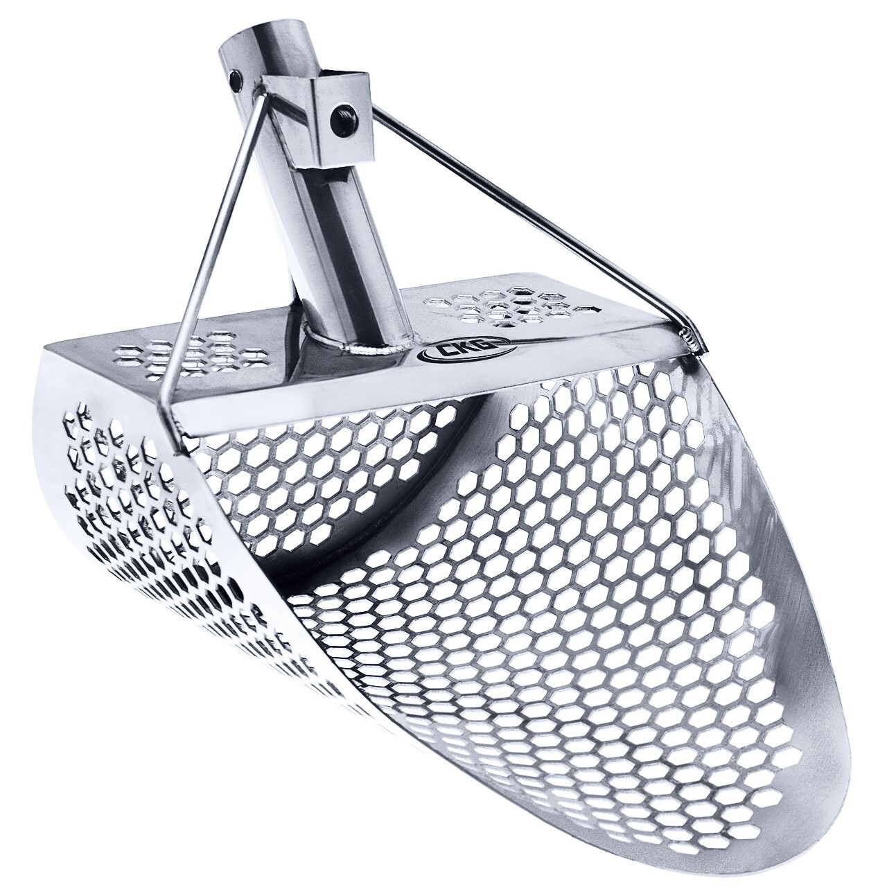 CKG Beach Sand Scoop Metal Detector Shovel Stainless Steel Treasure Hunting Tool