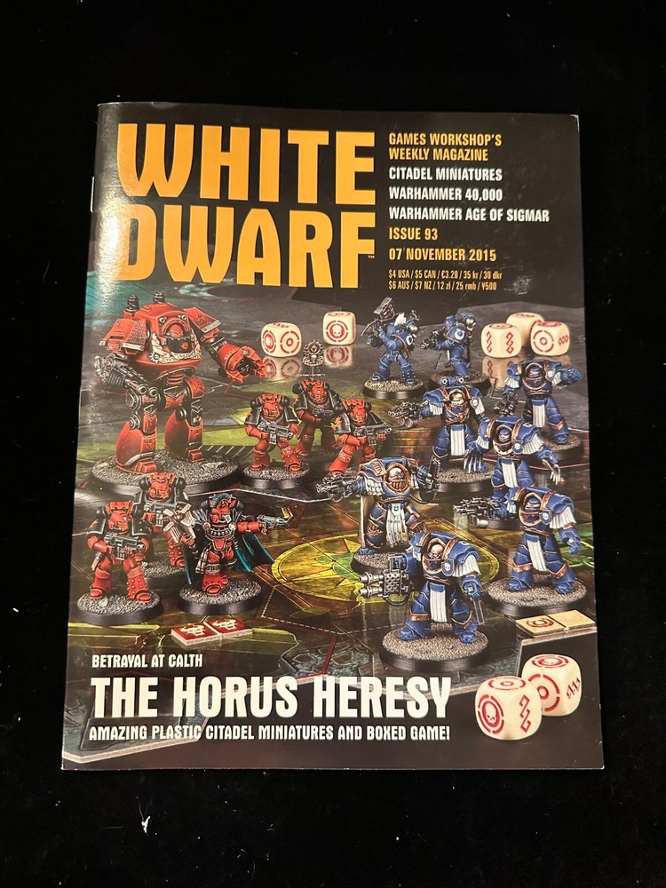 Games Workshop Warhammer 40K White Dwarf Weekly Magazine Issue 93