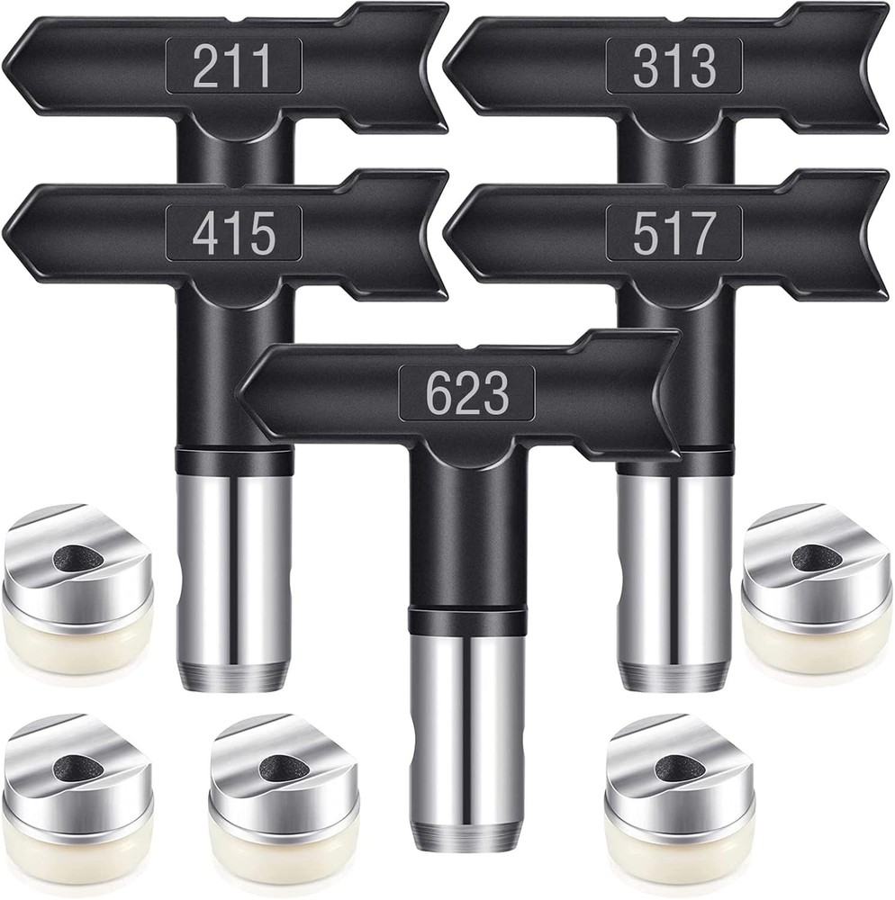 Reversible Spray Tips Set - 211, 313, 415, 517, 623