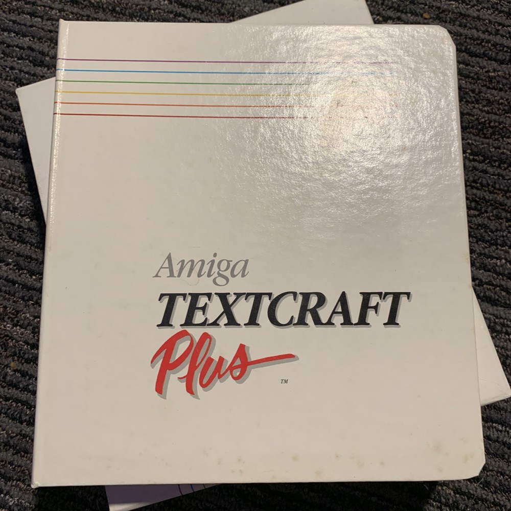 Amiga Commodore TextCraft Plus  Word Processing *No Disks*