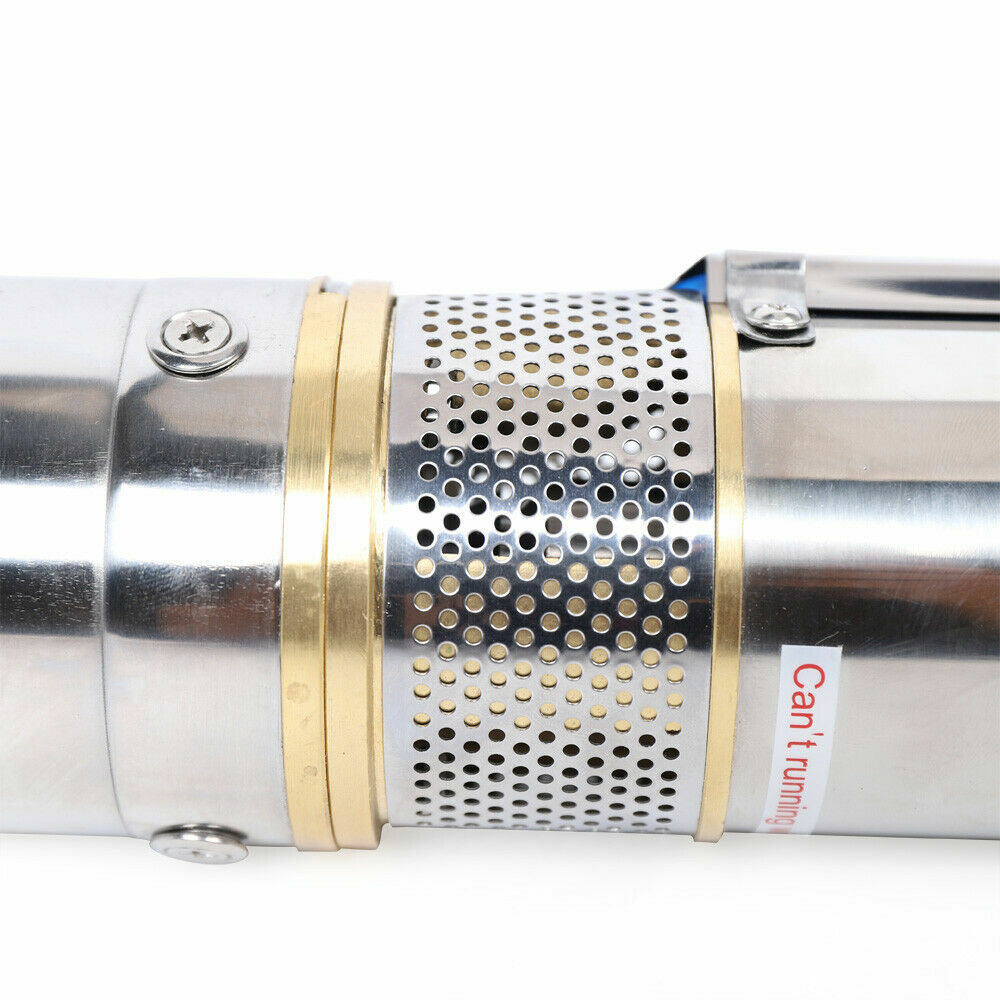 3" DC 48V Solar Water Pump Submersible Deep Bore Well Pump & MPPT Controller USA