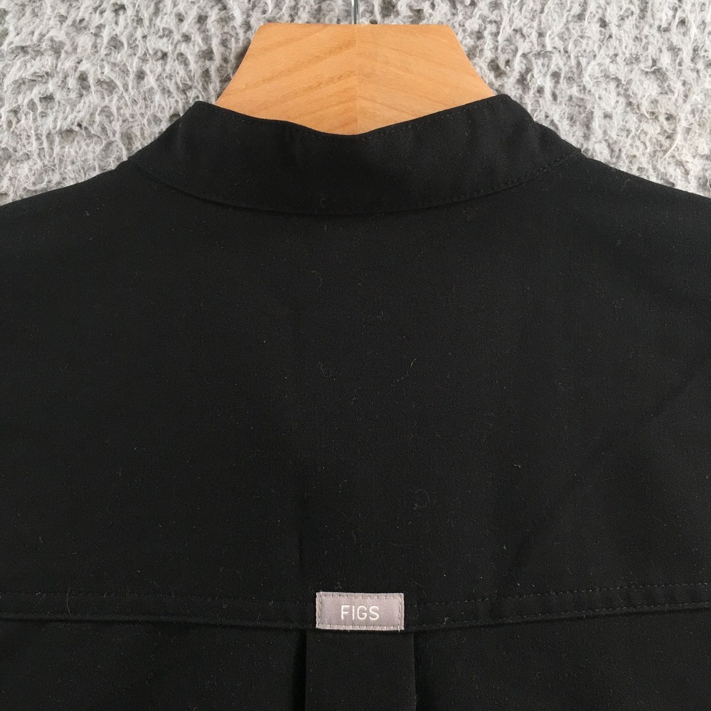 Figs Technical Collection Vest Mens Small Black Sleeveless Pockets Pullover