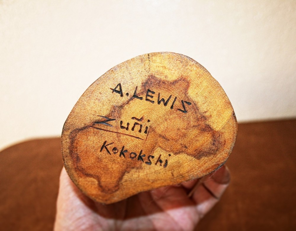 Tall Detailed Zuni Kachina by A. Lewis