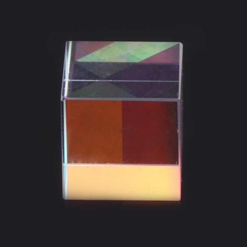 Optical Triangular Prism Cube Six-Sided Bright Light Stained Glass Beam