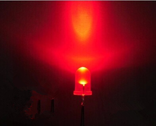 100pcs 5mm Red Diffused LED Light Lamps