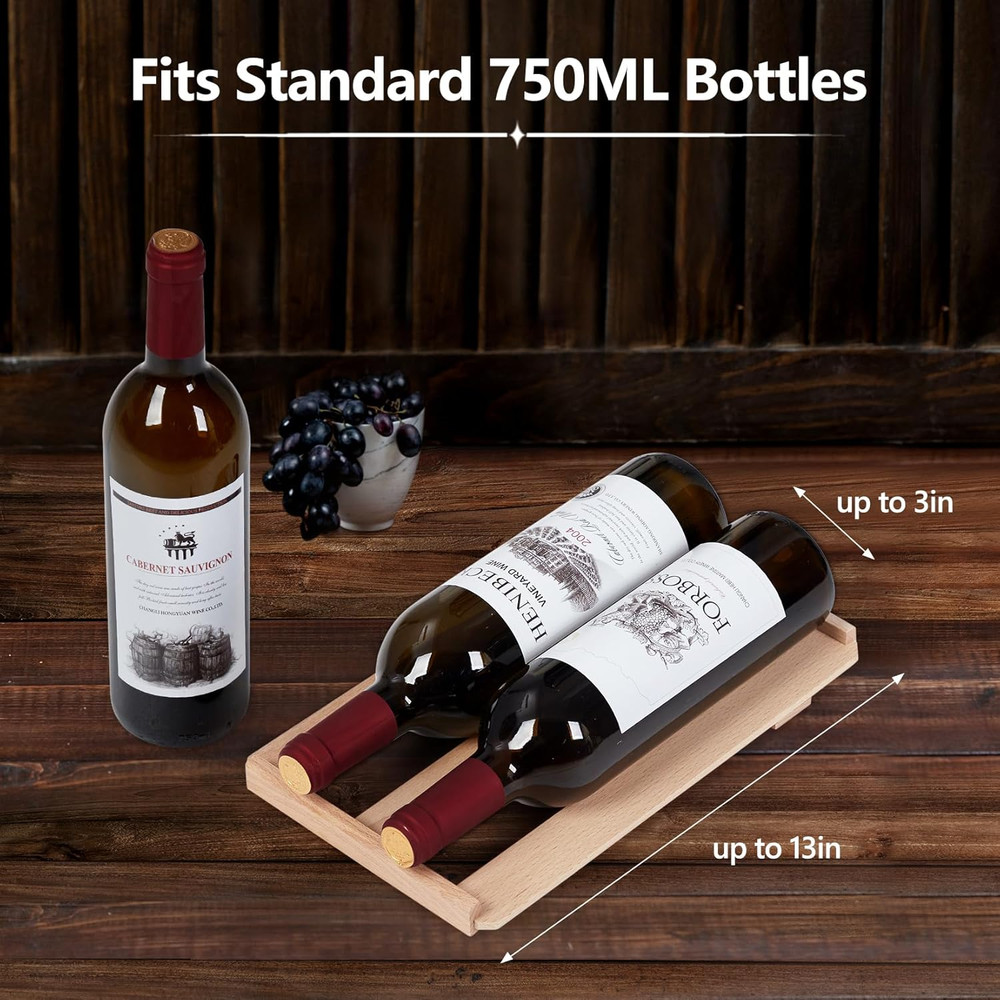 18 Bottle Compressor Wine Cooler, Wine Cellar with Adjustable Temp Control, Free