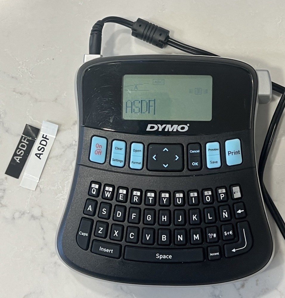 DYMO Desktop Label Maker Label Manager 210D Portable Label Maker EUC Tested