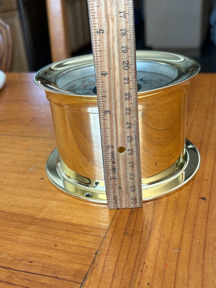 Chelsea ship's bell clock and barometer